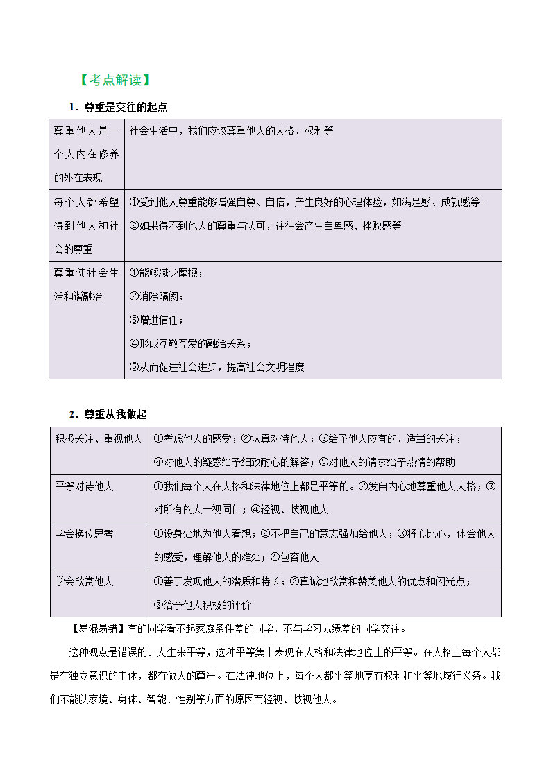 2019届中考道德与法治备考知识点详解 专题 遵守社会规则.doc第5页