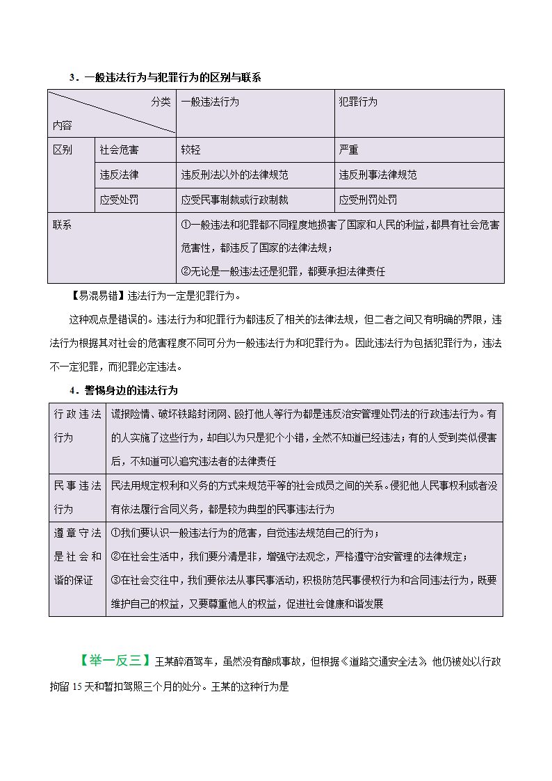 2019届中考道德与法治备考知识点详解 专题 遵守社会规则.doc第11页