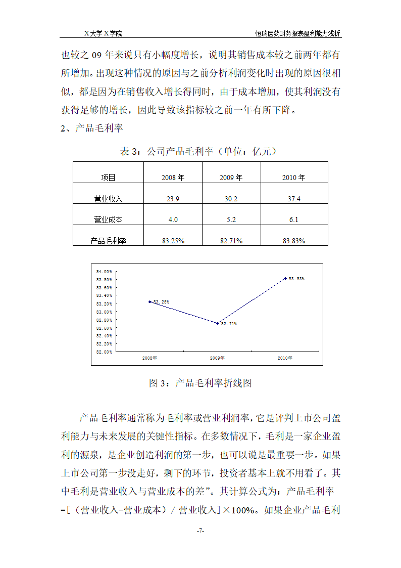 浅析恒瑞医药财务报表盈利能力.doc第13页