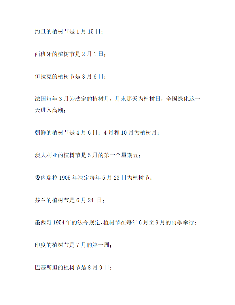 植树节的来由-各国的植树节时间.doc第2页