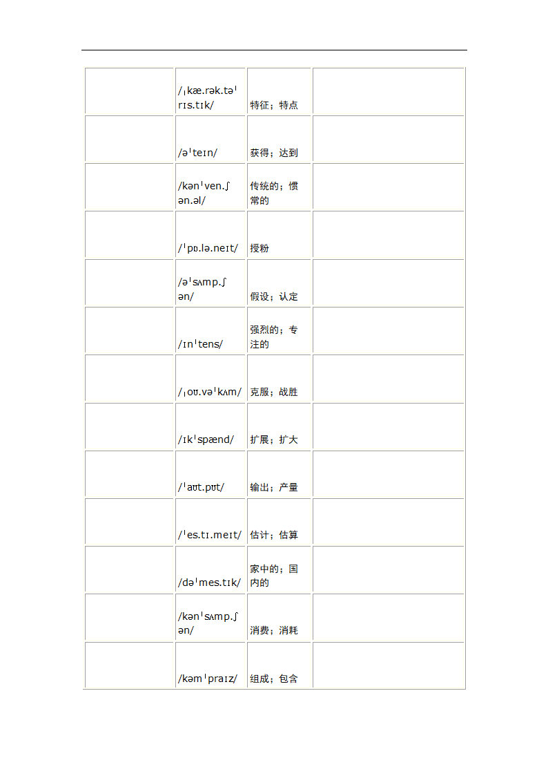 2024届高三英语人教版（2019）选择性必修第一册Unit 5 Working the land 一轮复习单词复测练习（有答案）.doc第8页