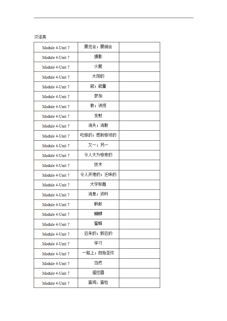 Module 4 Unit 7 School clubs单词、词组默写清单 2022-2023学年牛津深圳版英语七年级上册（含答案）.doc第2页