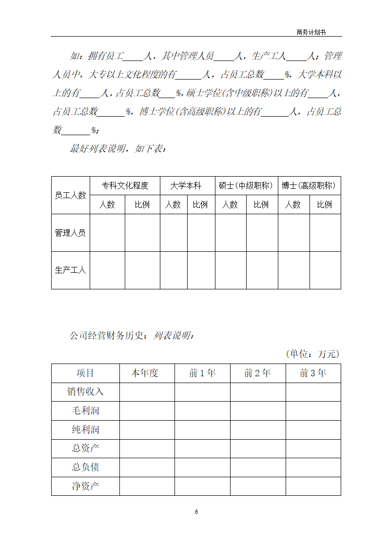 商业计划书模板.docx第6页