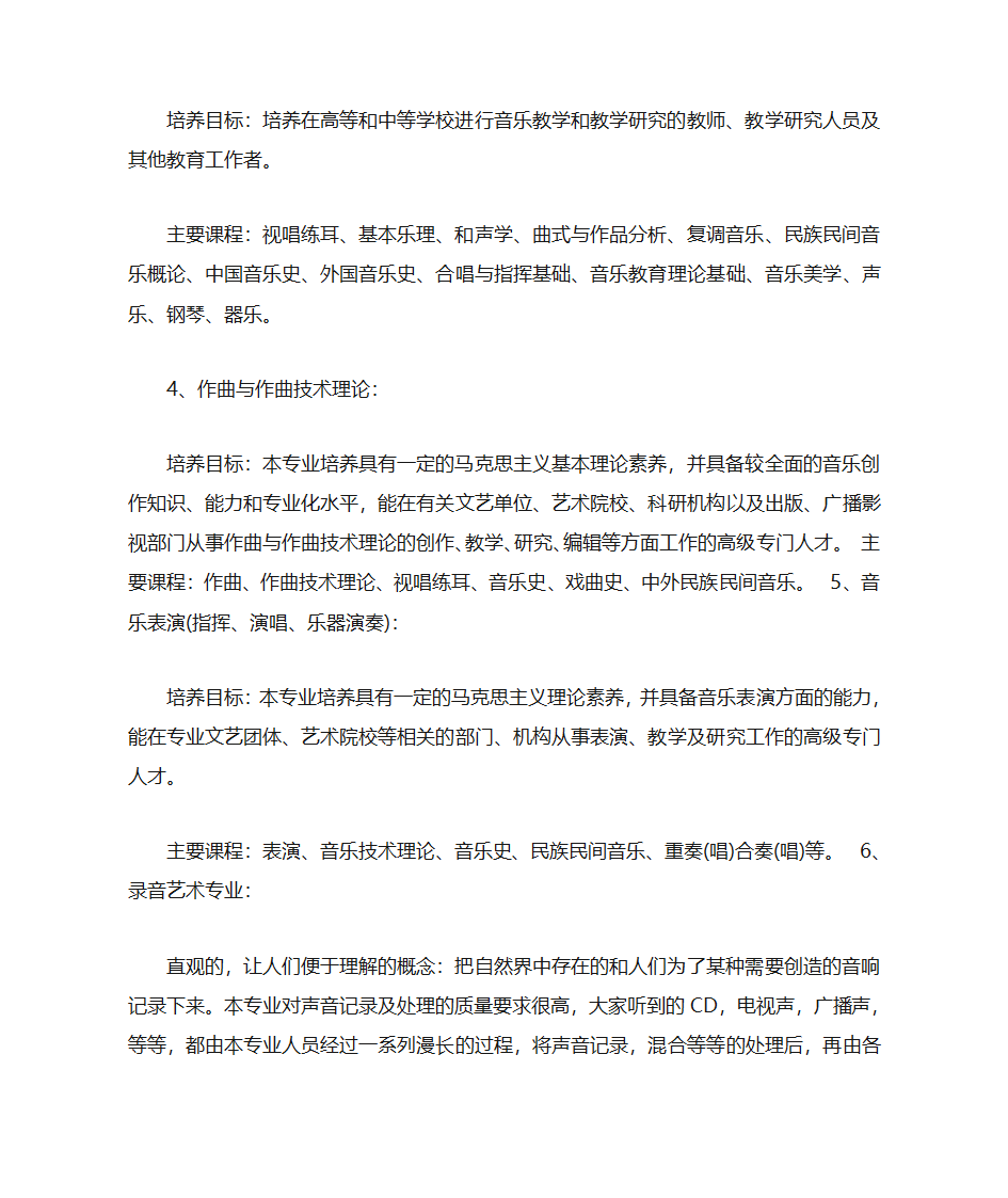 艺考种类第16页