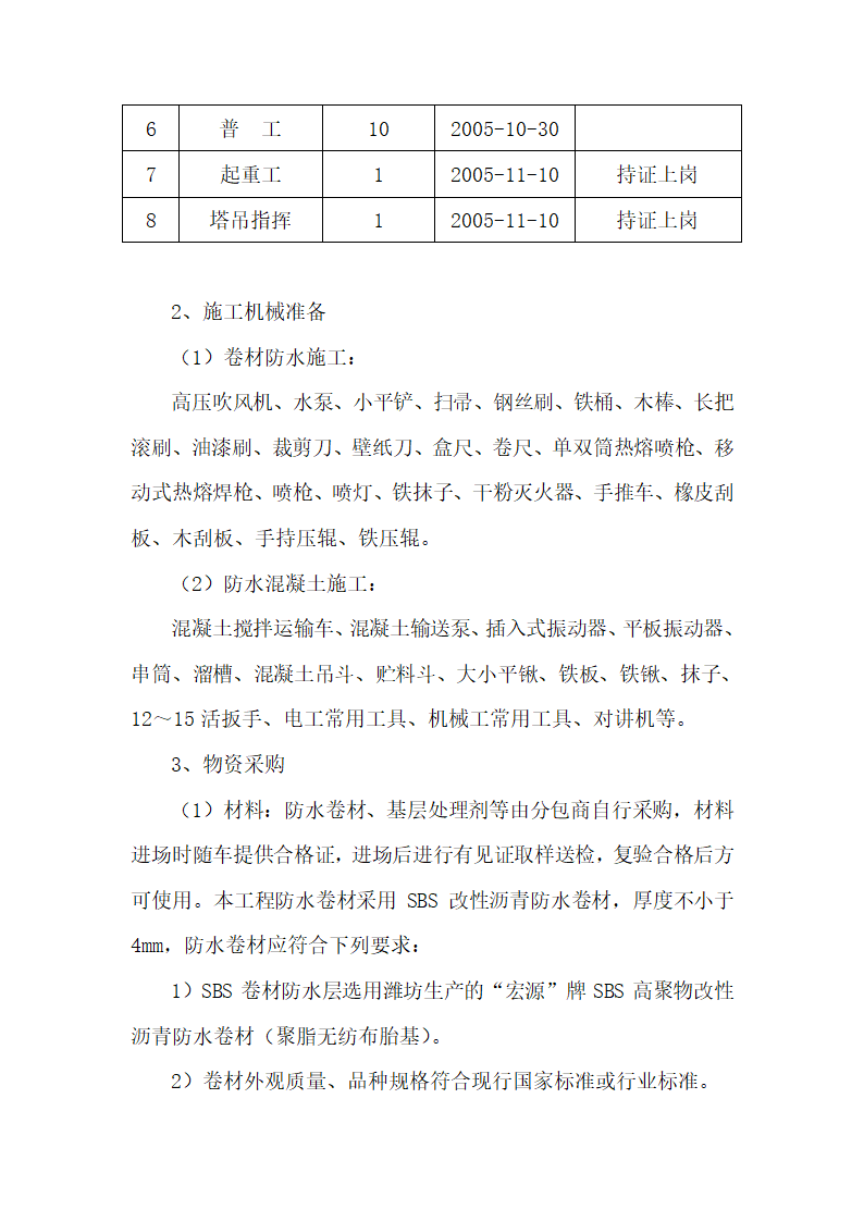 安徽某办公楼地下室防水工程施工方案.doc第2页