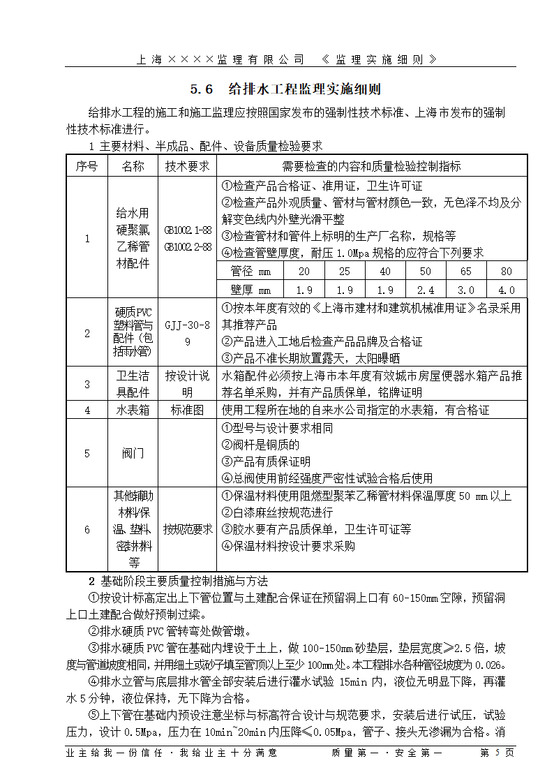 [上海]工业区厂房仓库工程监理细则（包含办公楼）.doc第5页