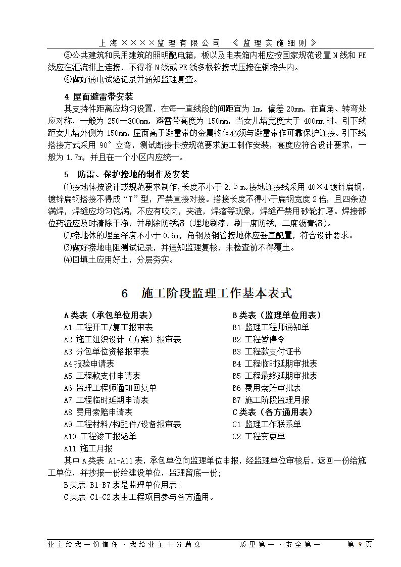 [上海]工业区厂房仓库工程监理细则（包含办公楼）.doc第9页