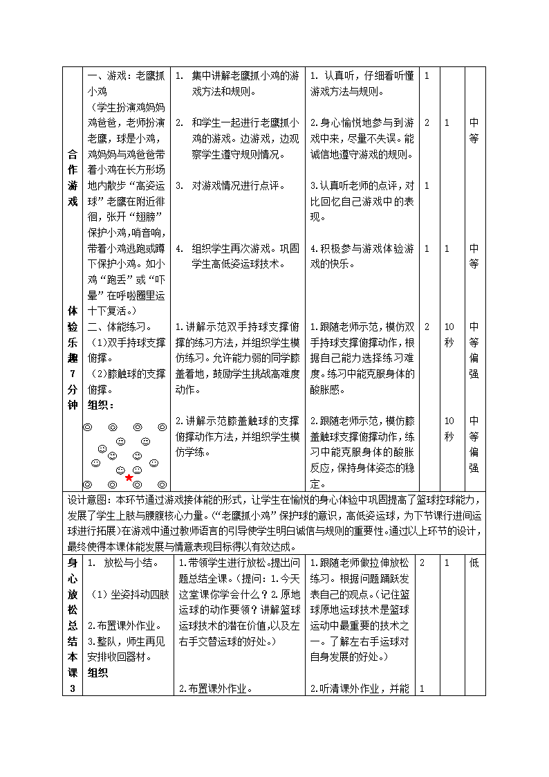 四年级上册体育教案　小篮球　全国通用.doc第10页