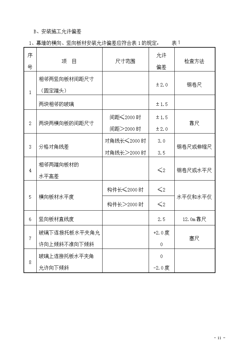 某市办公楼新增电梯项目玻璃幕墙组织设计施工方案.doc第11页