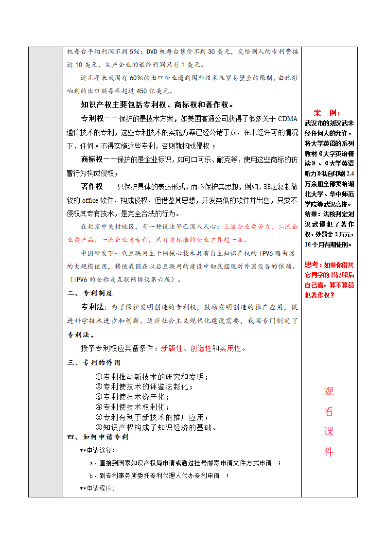 通用技术优质课教案-技术的知识产权.doc第3页