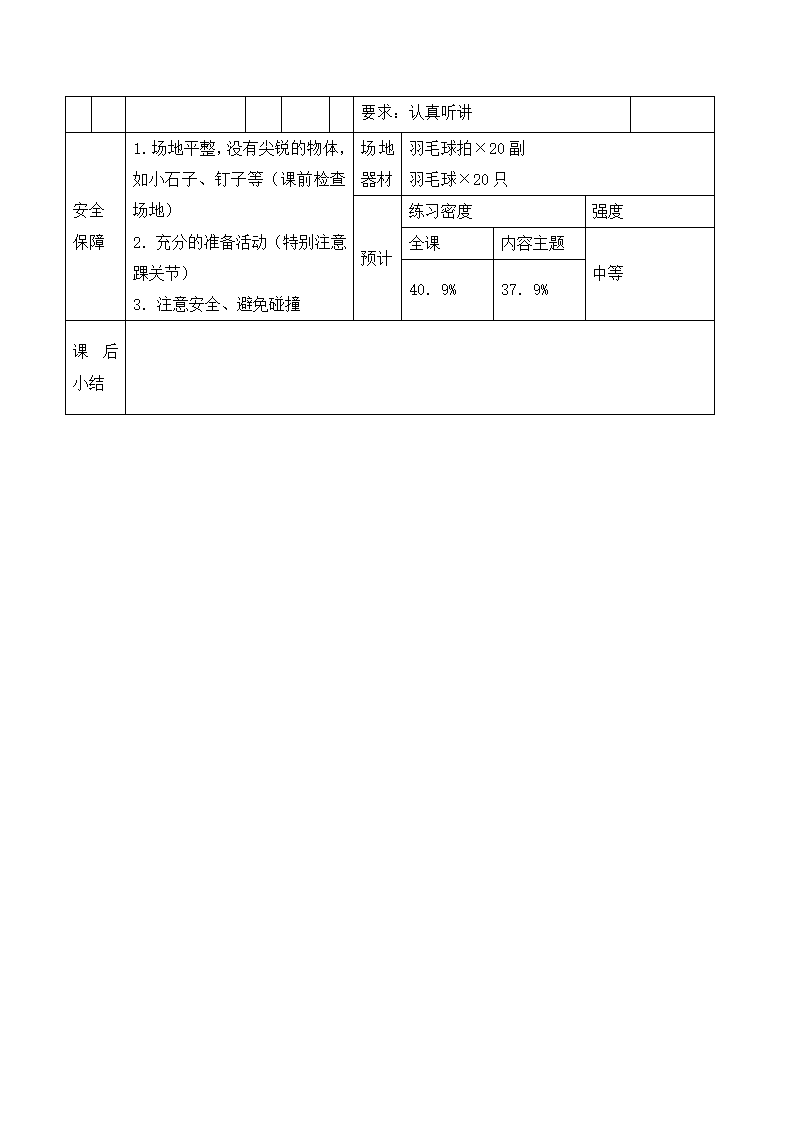 四年级体育教案-快速跑  全国通用.doc第3页