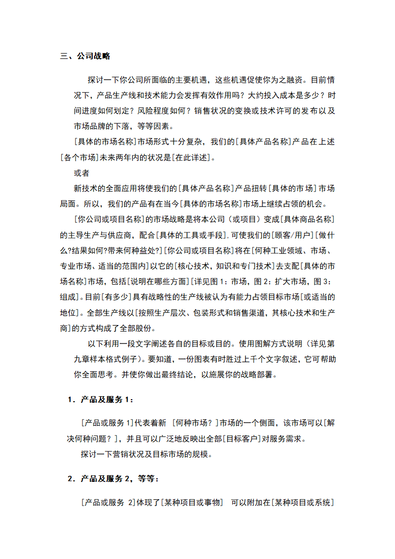 商业计划书标准模板.docx第12页