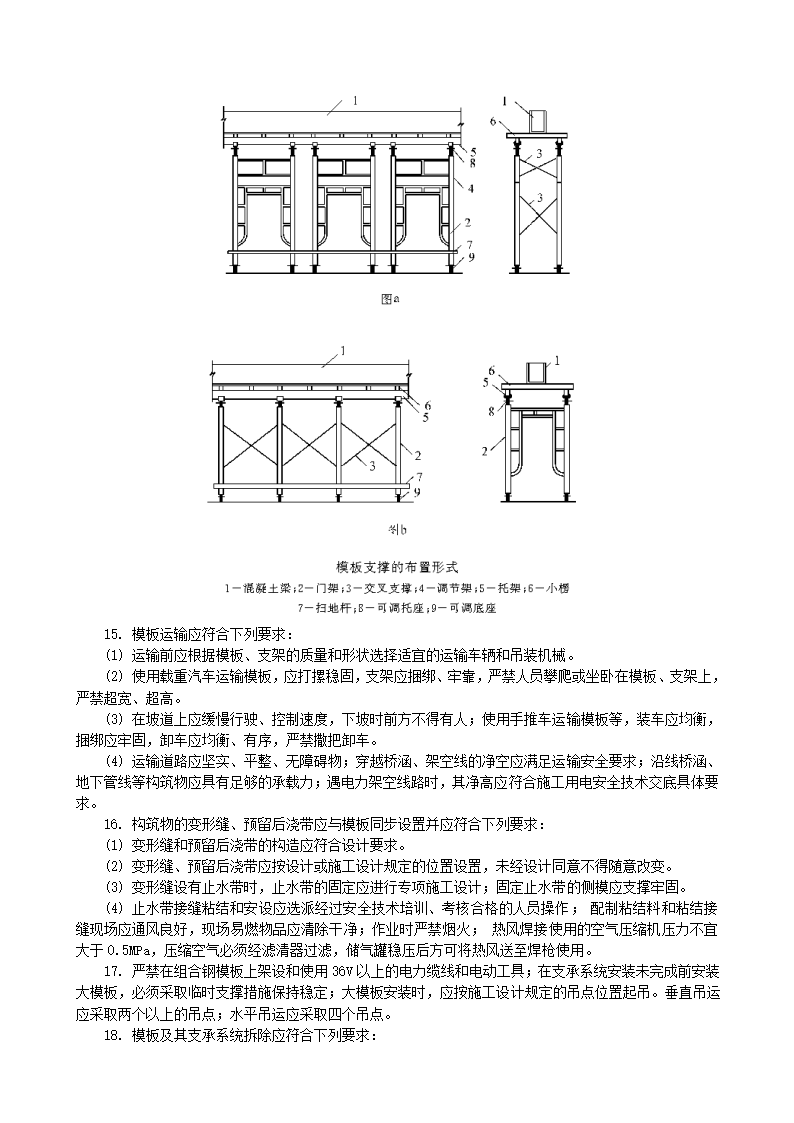 现浇钢筋混凝土水池与管渠模板施工安全技术交底.doc第4页