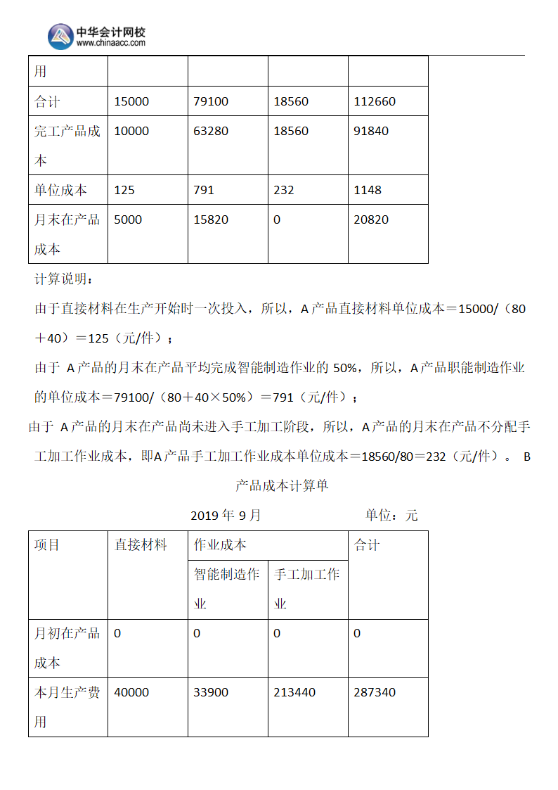 2019年注会《财务成本管理》A卷（考生回忆版）.docx第22页