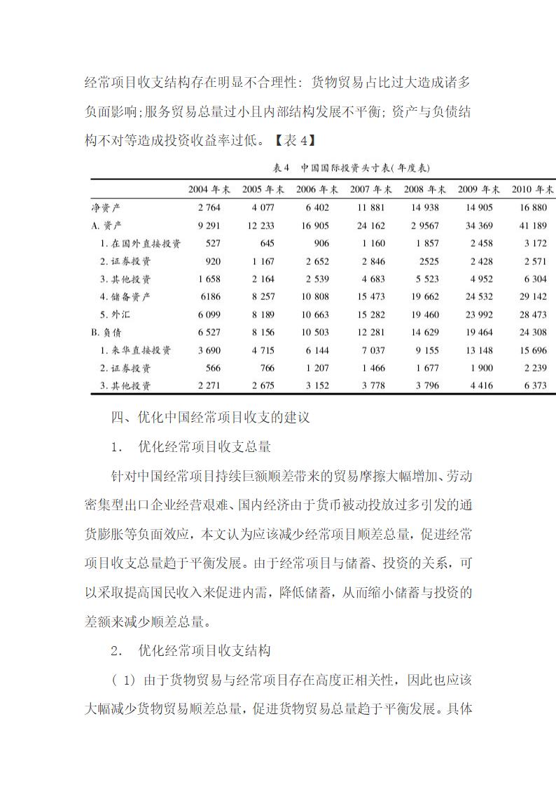 中国经常项目收支差额总量及结构的合理性.docx第15页