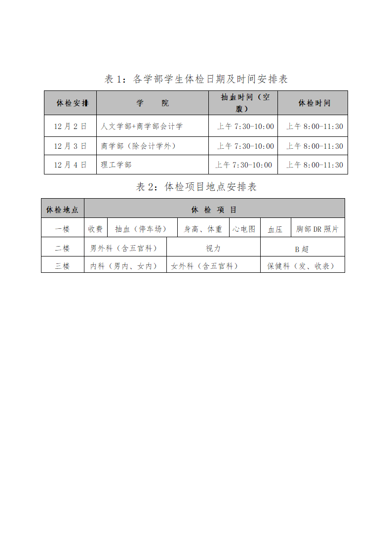 广西大学行健文理学院2021届毕业生健康体检须知【模板】第3页