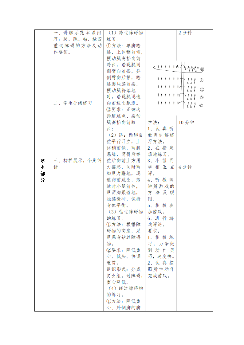 五年级下册体育教案-障碍跑 全国通用.doc第6页