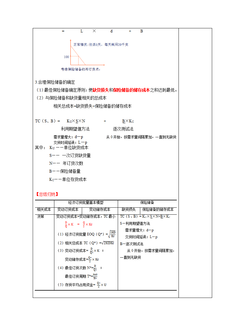 项目五  营运资金管理 表格式教案《财务管理实务（第二版）》（高教版）.doc第9页