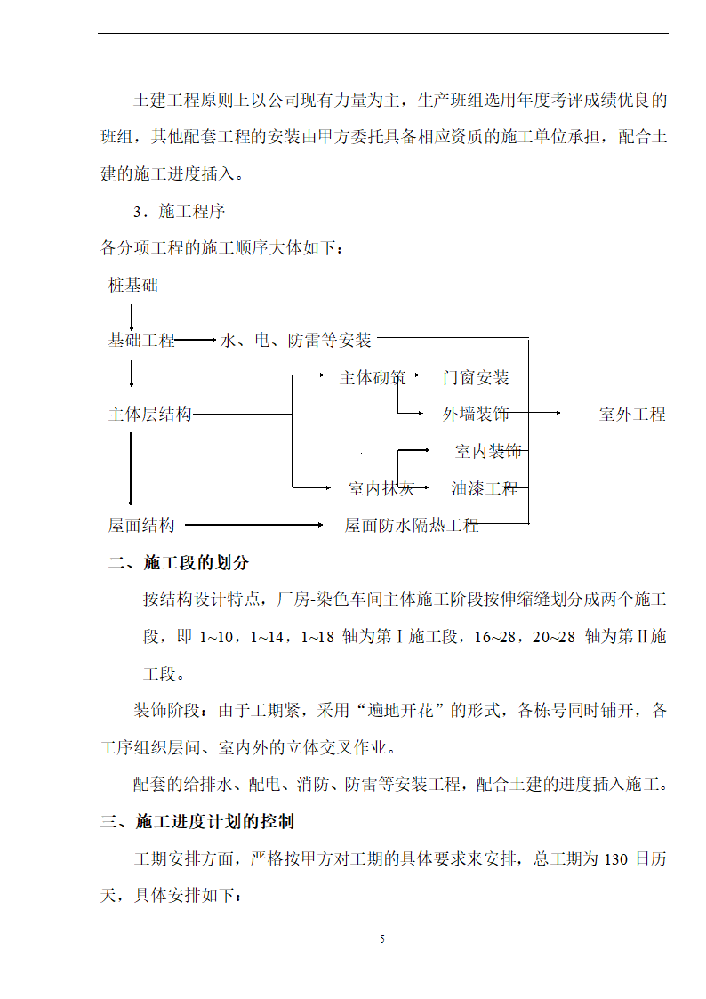 新阳织染实业有限公司厂房办公楼土建工程施工方案.doc第5页