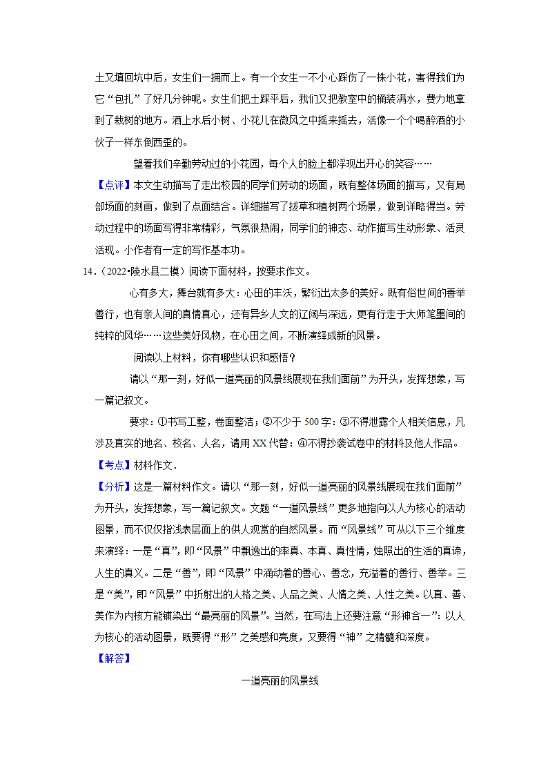 2023年中考语文一轮复习之作文（含解析）.doc第31页