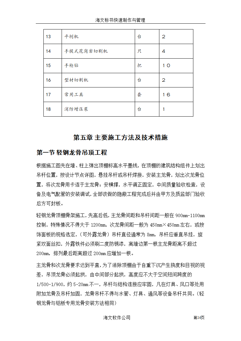 某地装饰工程投标书.doc第14页