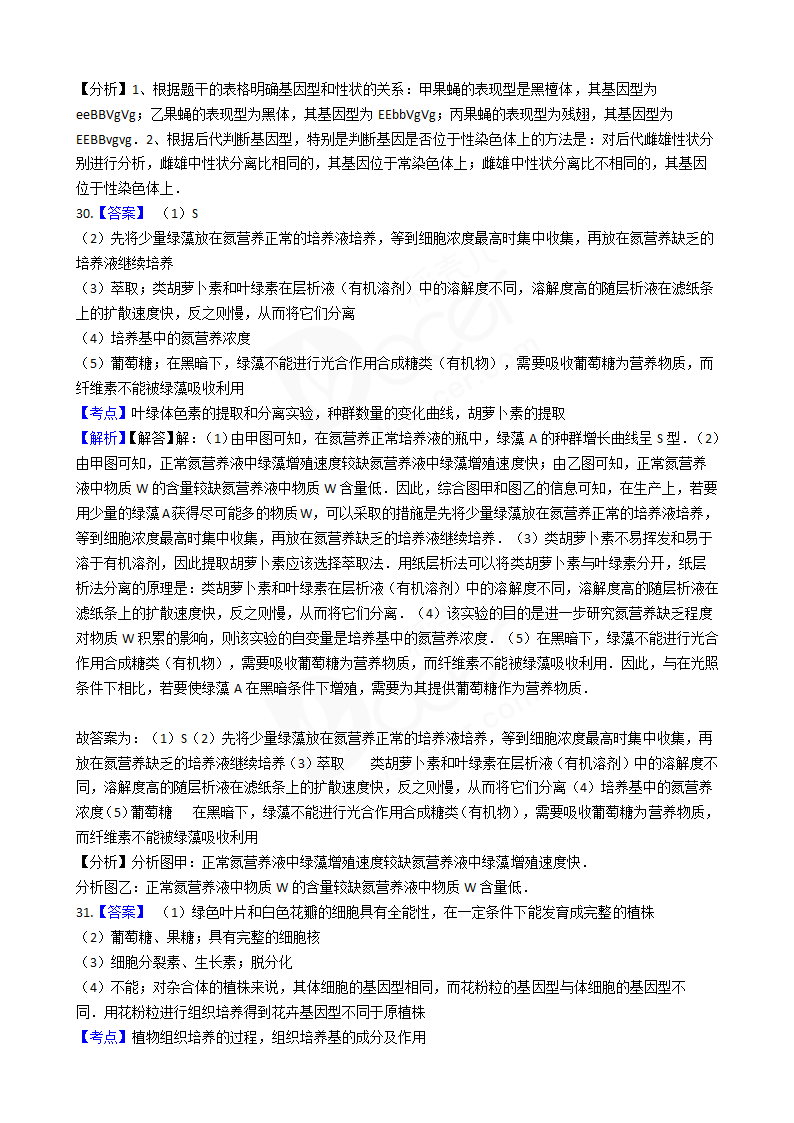 2017年高考生物真题试卷（海南卷）.docx第21页