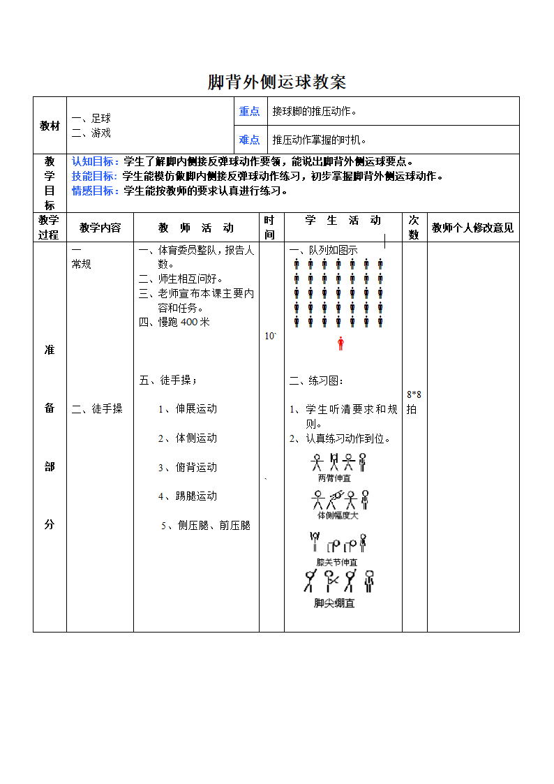 脚背外侧运球教案.doc第1页