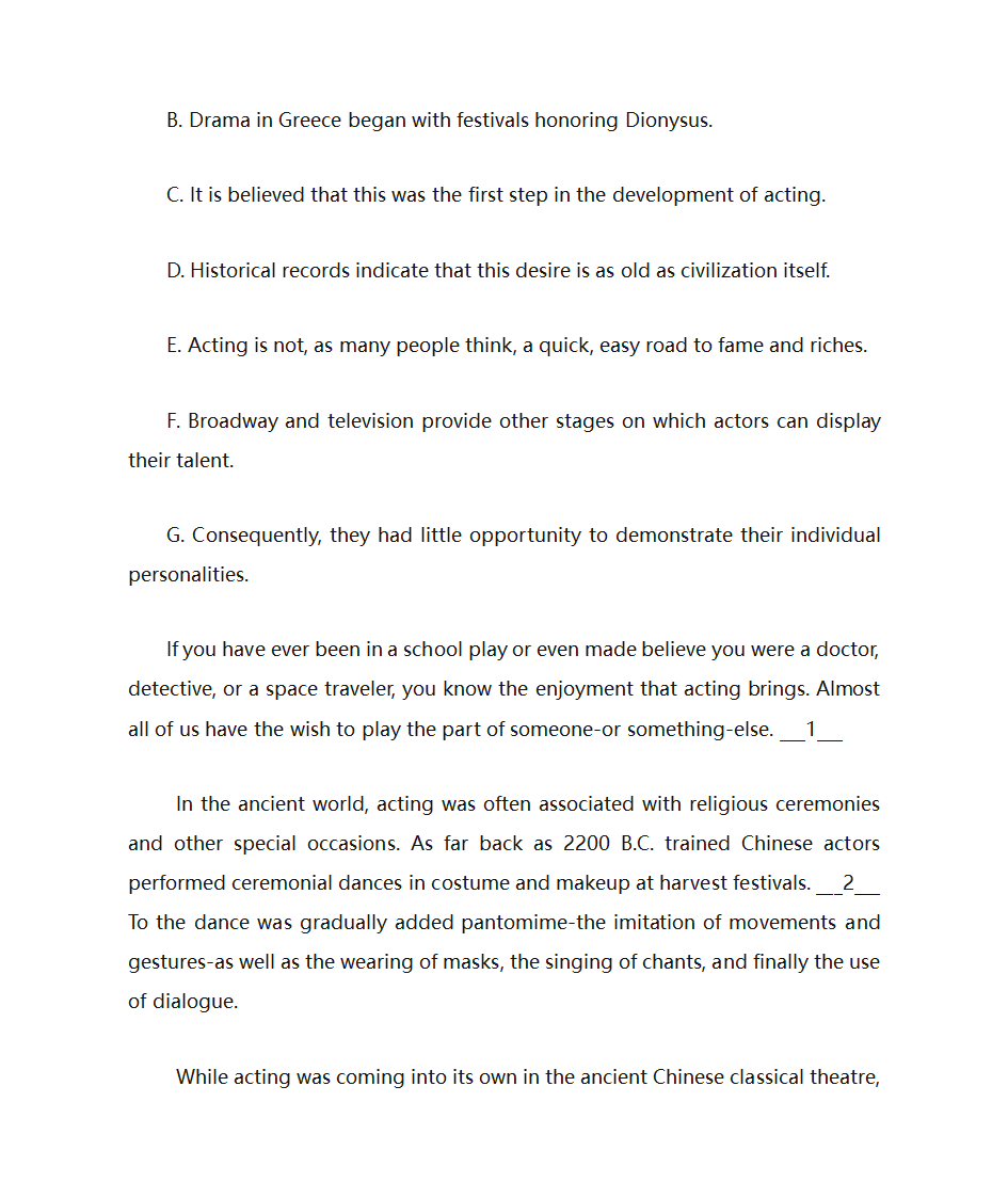 高考英语阅读7选5第3页