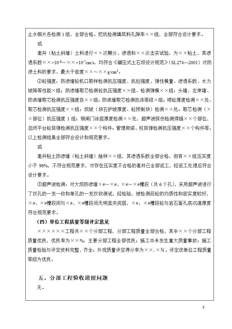 单位工程暨合同工程完工验收鉴定书格式.doc第7页