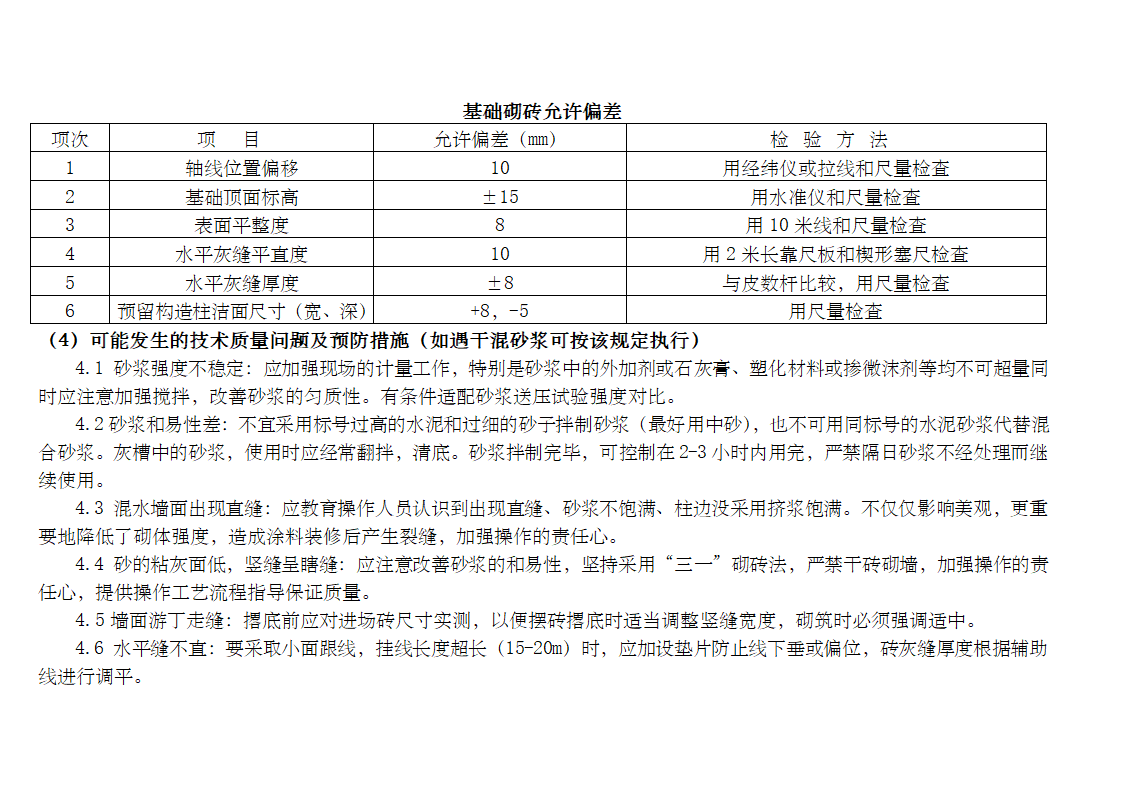 砌体工程施工工艺流程质量控制技术交底以及遵守事项.doc第6页