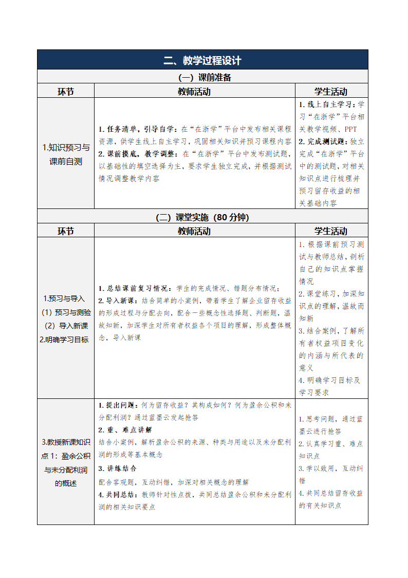 8.所有者权益 表格式教案 《财务会计实务（第五版）》（高等教育出版社）.doc第6页