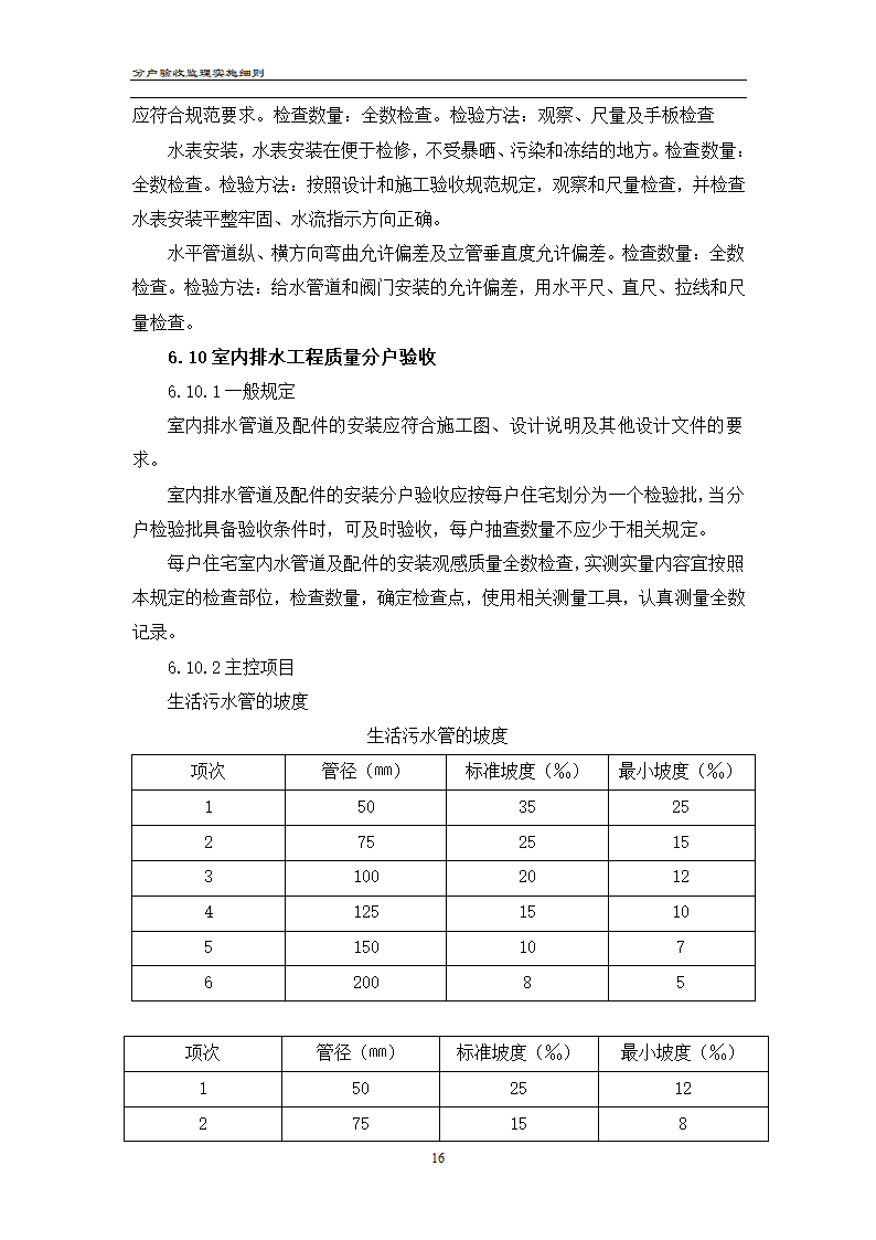 渝高香洲四期工程分户验收监理实施细则.doc第17页