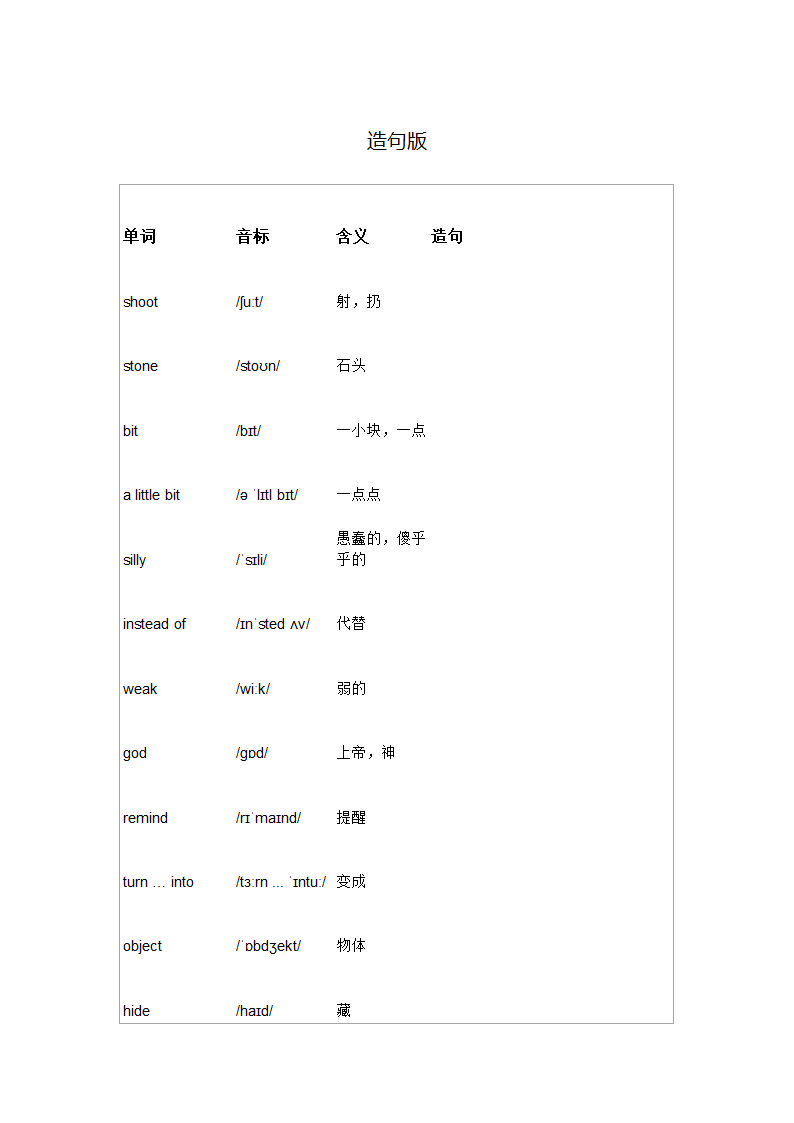 Unit 6 An old man tried to move the mountains. Section A 单词背默音标写词造句应用同步练习（含答案）2023-2024学年人教版八年级英语下册.doc第10页