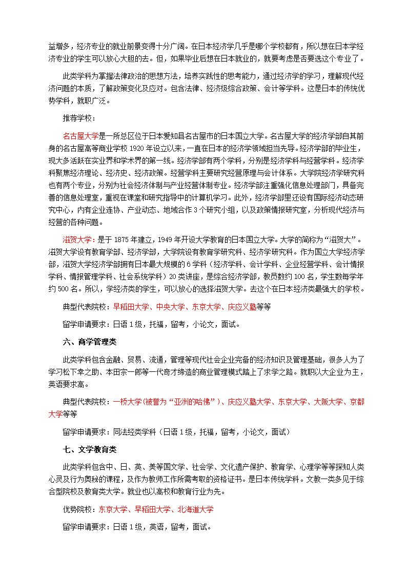 日本大学热门专业与院校推荐第4页