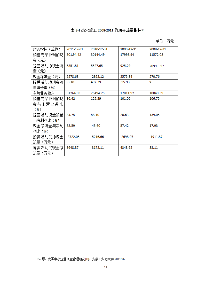 会计专业论文 我国中小企业现金流管理的问题及对策.doc第12页