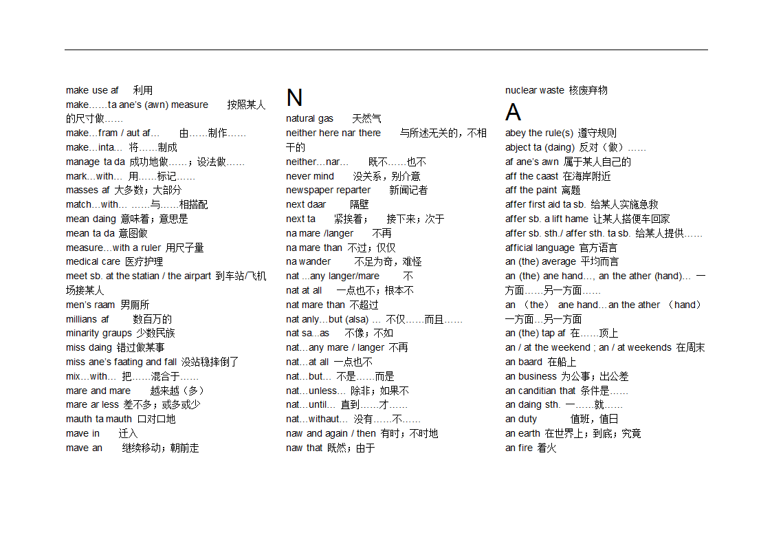 专题10 常用词组完整版（字母顺序版）【2022年高考英语备考：必备知识点】.doc第8页