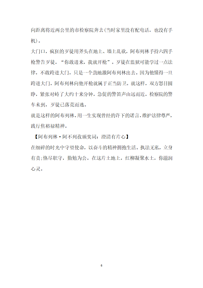 感动中国年度十大人物阿布列林事迹材料 新疆焦裕禄.doc第6页