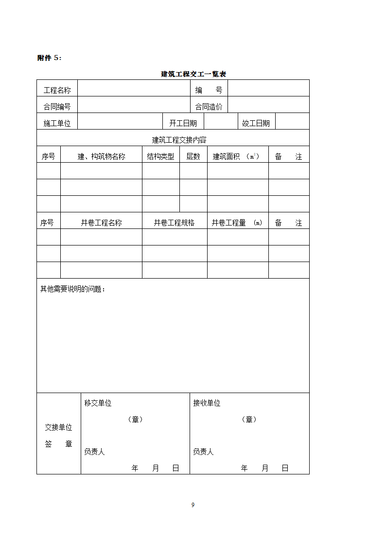 项目竣工验收详细有关资料（含相关表格）.doc第9页