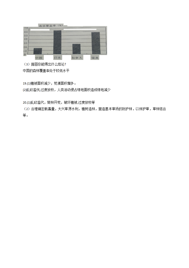 3.7.3.我国的绿色生态工程训练题2021-2022学年北师大版生物学七年级上册（word版含答案）.doc第5页