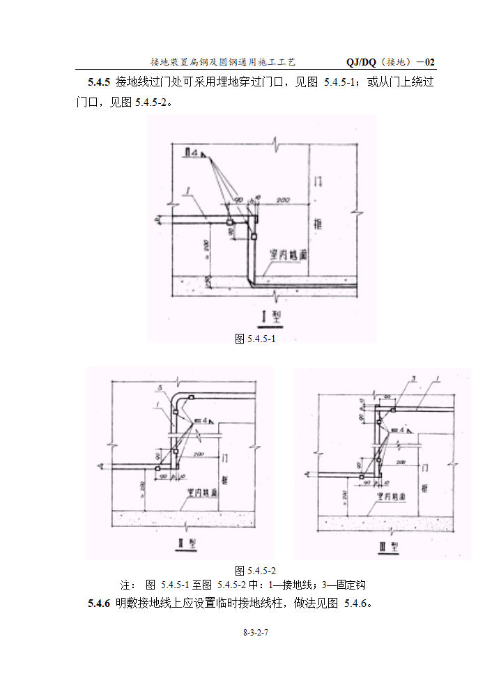 接地装置扁钢及圆钢通用施工工艺.doc第7页