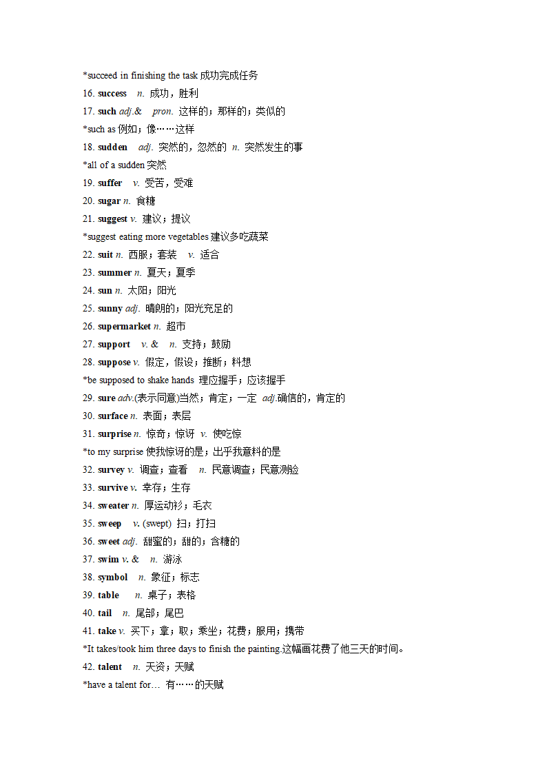 2024成都中考英语试题研究 课标词汇30天记背（2022年版课标词汇按照音序A－Z）.doc第50页