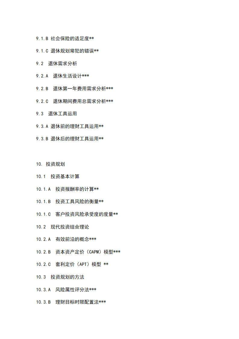 2009年金融理财师AFP资格考试样题第13页