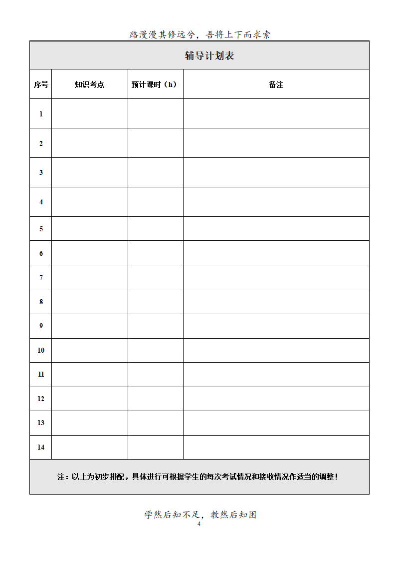 培训机构学生辅导方案模板.docx第4页