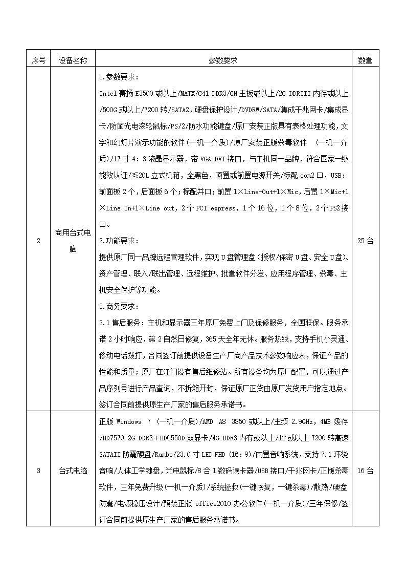 江门市市直部门办公设备采购项目.doc第7页