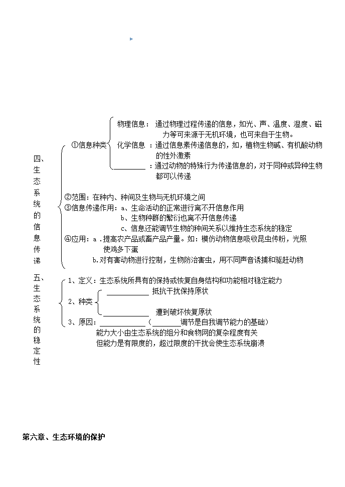 人教版高中生物必修三知识点总结（缺答案）.doc第10页