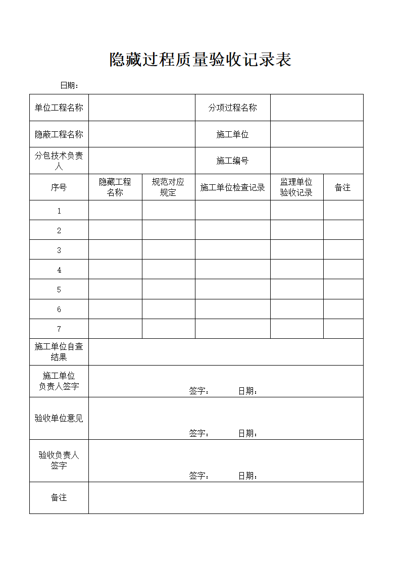 隐藏过程质量验收记录表.docx第1页