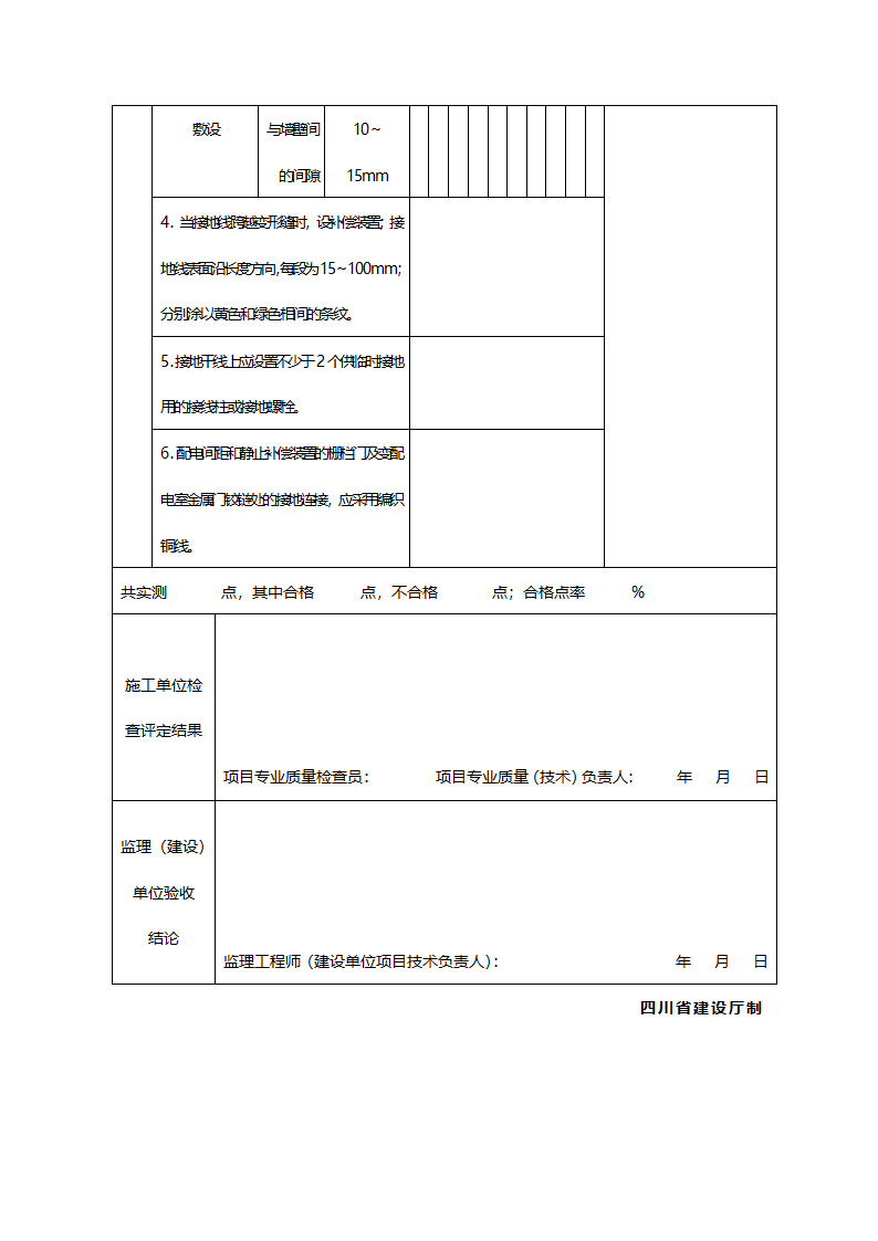 避雷引下线和变配电室接地干线敷设安装工程及检验批质量验收记录.doc第2页