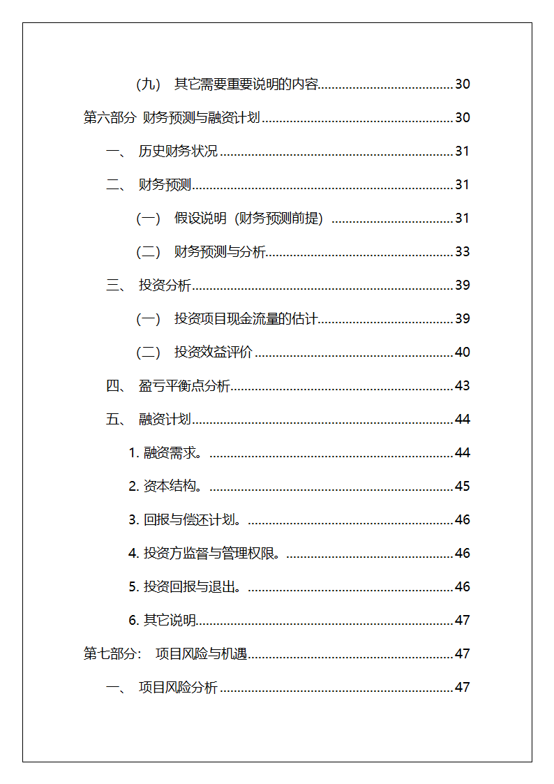 商业计划书模板.docx第5页