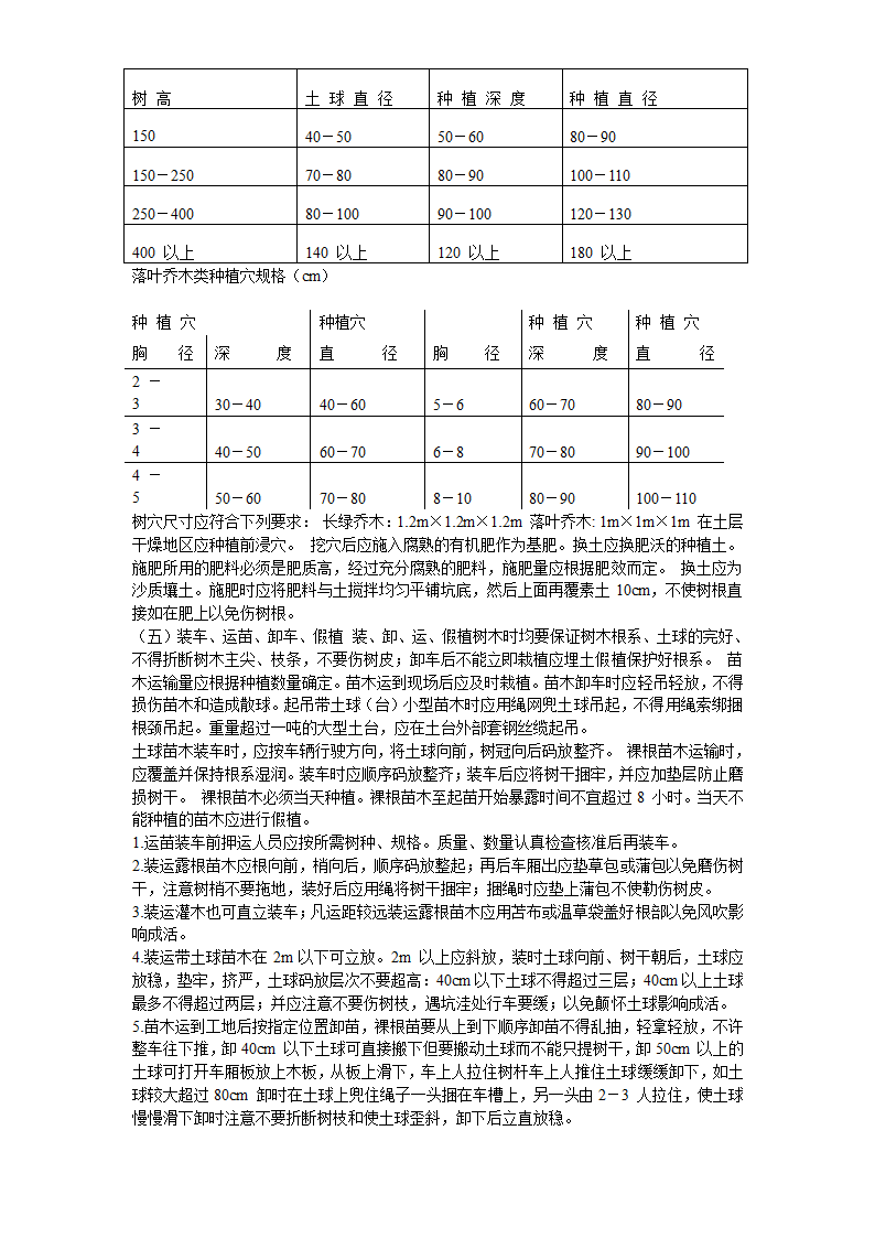 某道路二侧景观带施工组织设计.doc第8页