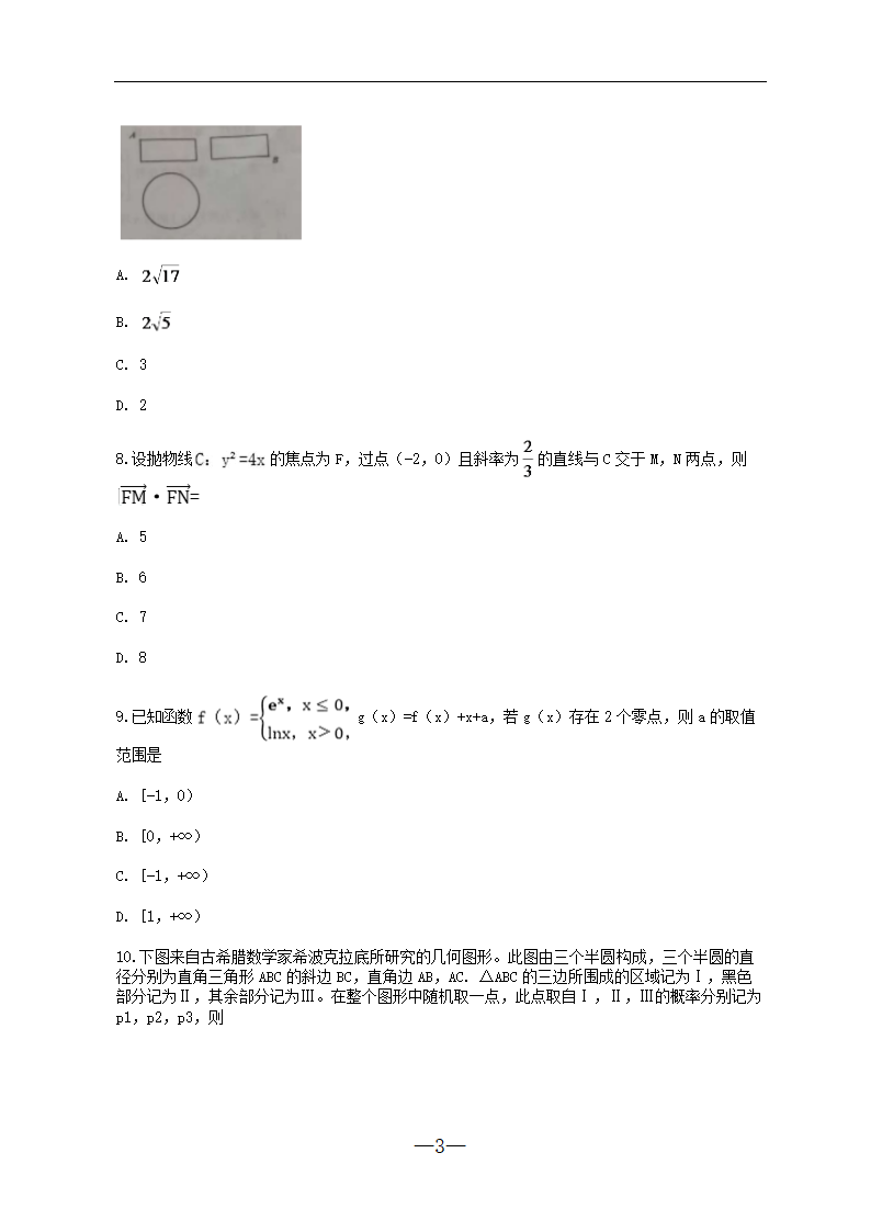 高三-高考真题理科数学第3页